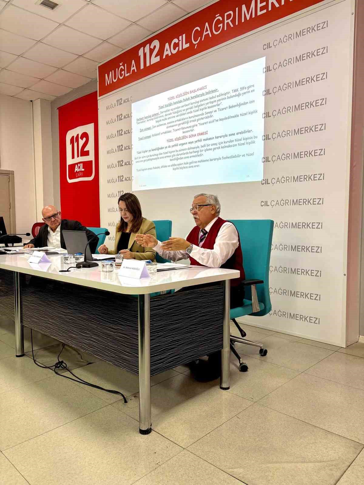 Muğla 112’de personellerine hukuk eğitimi
