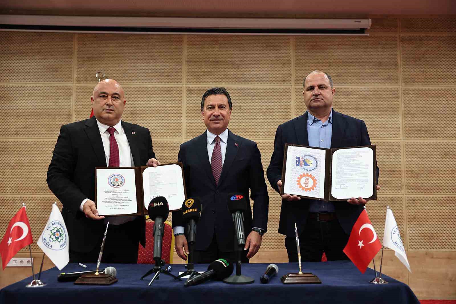 Muğla Büyükşehir kadrolu işçilerine yüzde 53 Zam
