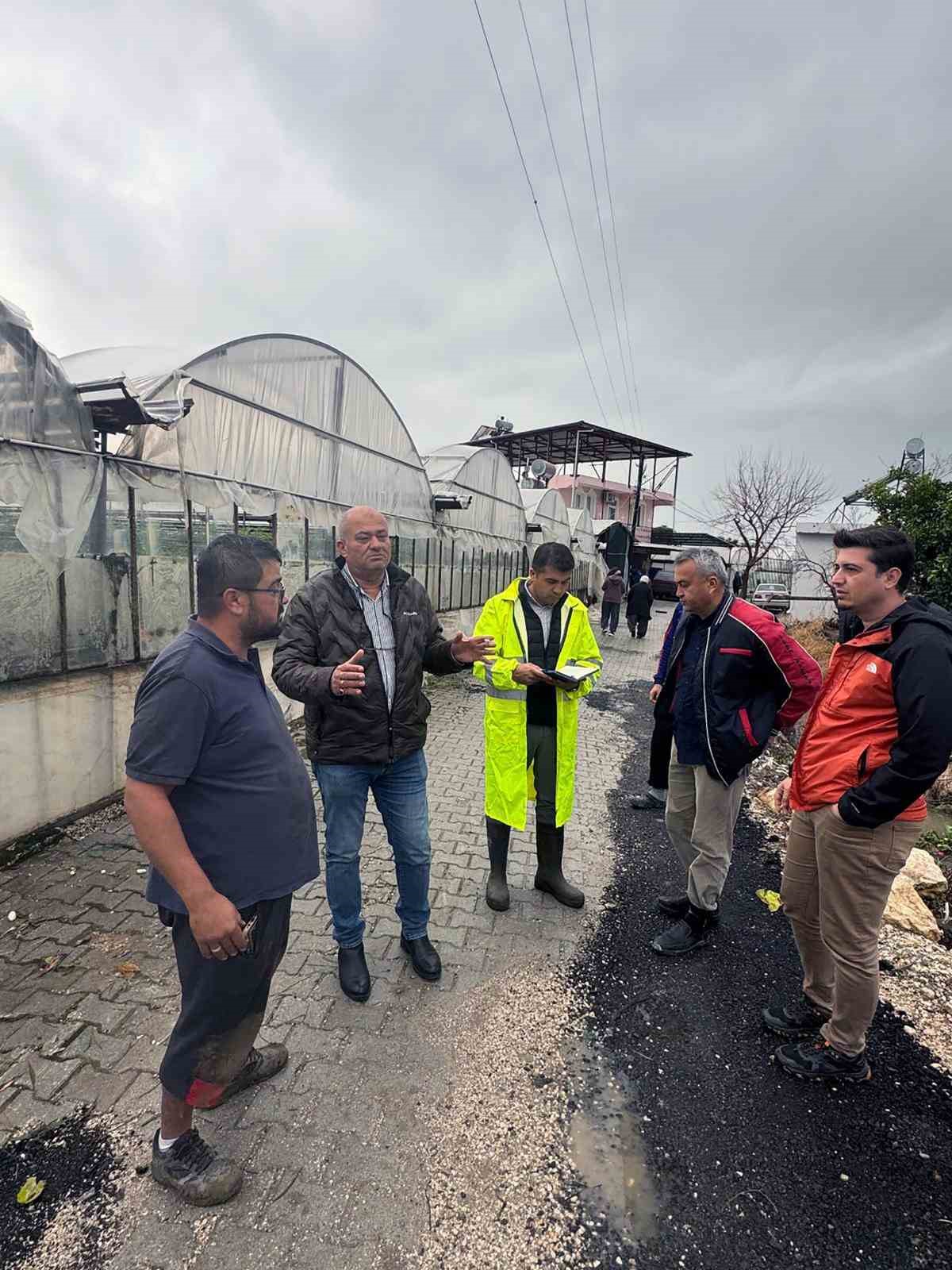 Muğla Büyükşehir’den Seydikemer Kumluova’da yaşanan afet sonrası inceleme
