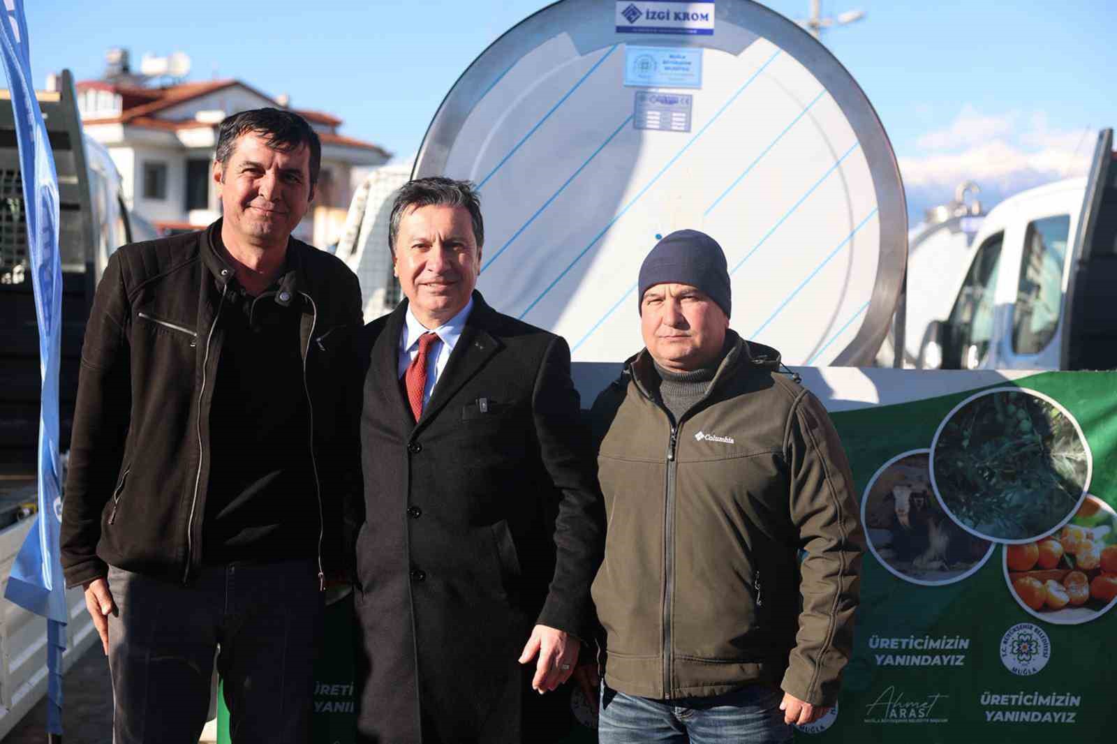 Muğla Büyükşehir’den süt üreticilerine büyük destek
