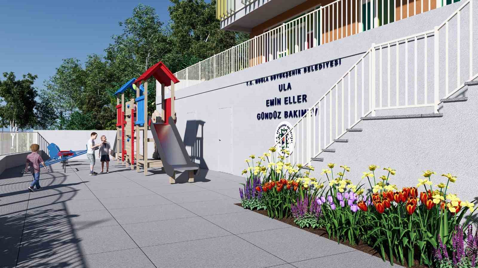 Muğla Büyükşehir’den Ula’ya Gündüz Bakımevi
