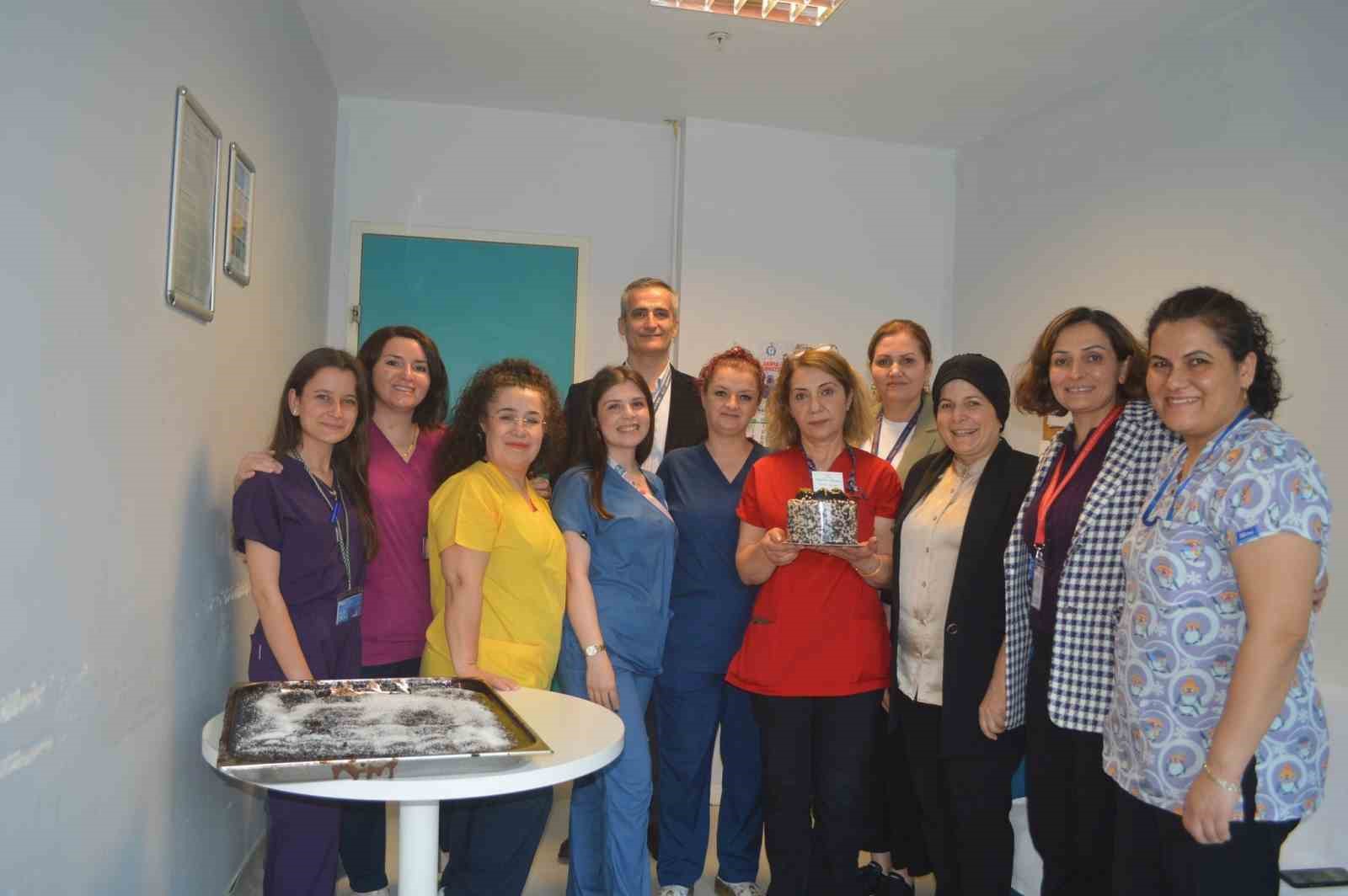 Muğla Eğitim ve Araştırma Hastanesi’nde ebeler unutulmadı
