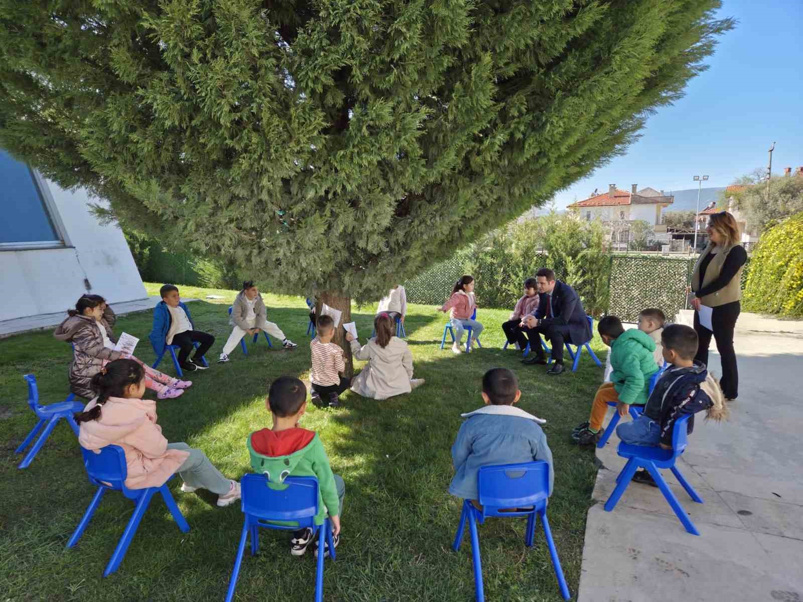 Muğla İl Milli Eğitim Müdürü Çay miniklerle bir araya geldi
