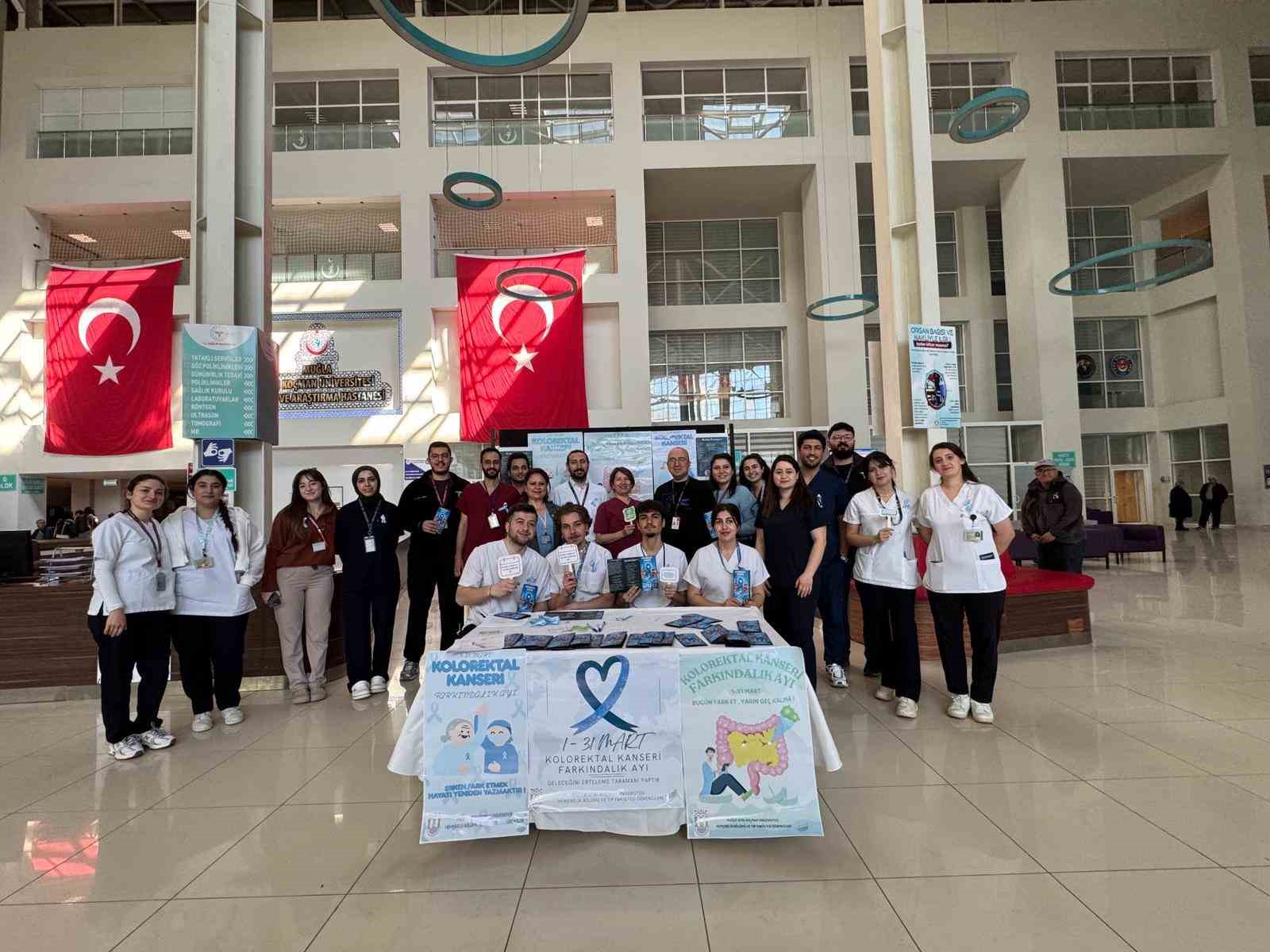 Muğla’da kolorektal kanser için bilgilendirme yapıldı
