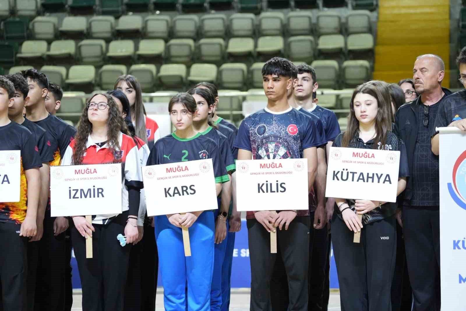 Muğla’da Okul Sporları Dart Türkiye Birinciliği başladı

