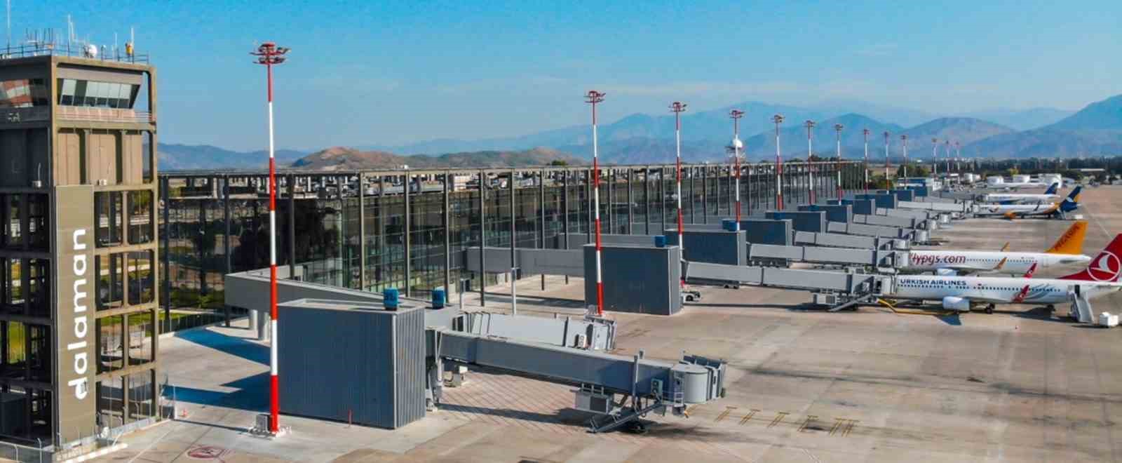 Muğla’nın iki havalimanı 11 ayda 9 milyon 844 bin yolcuya hizmet verdi
