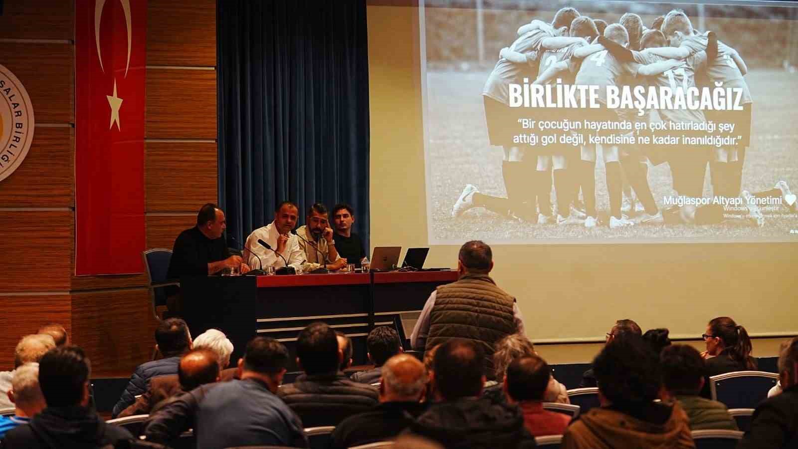 Muğlaspor’da altyapı masaya yatırıldı
