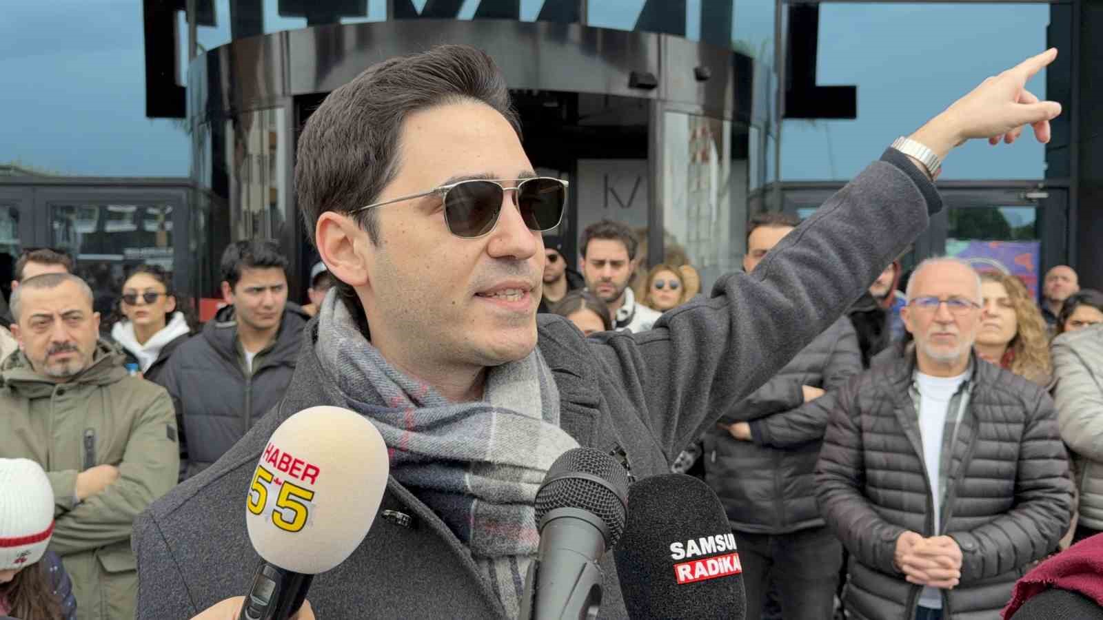 Mühürlenen CityMall AVM için basın açıklaması
