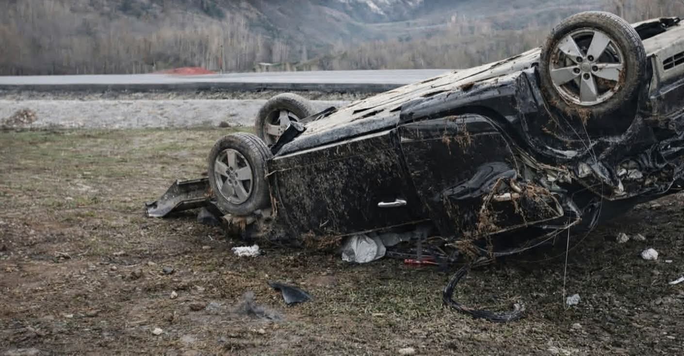 Muradiye-Çaldıran Yolunda kaza
