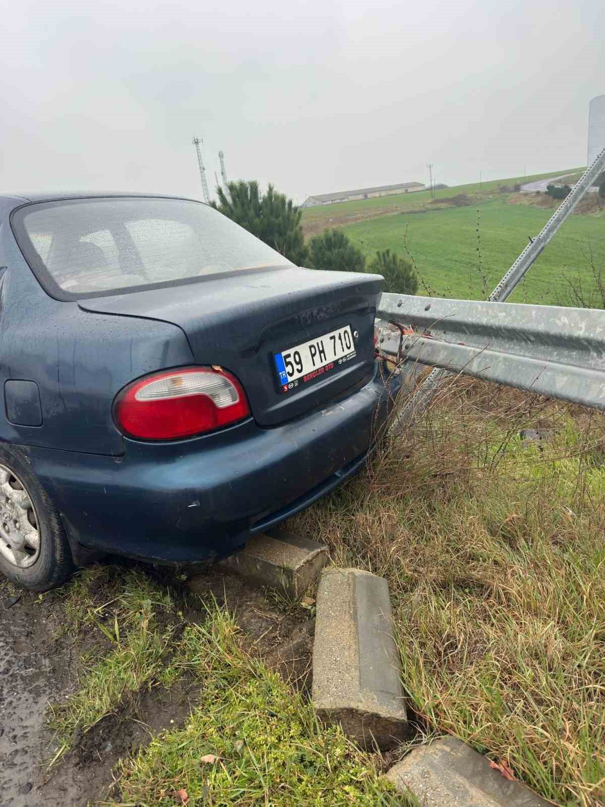 Muratlı ilçesinde trafik kazası: 1 yaralı
