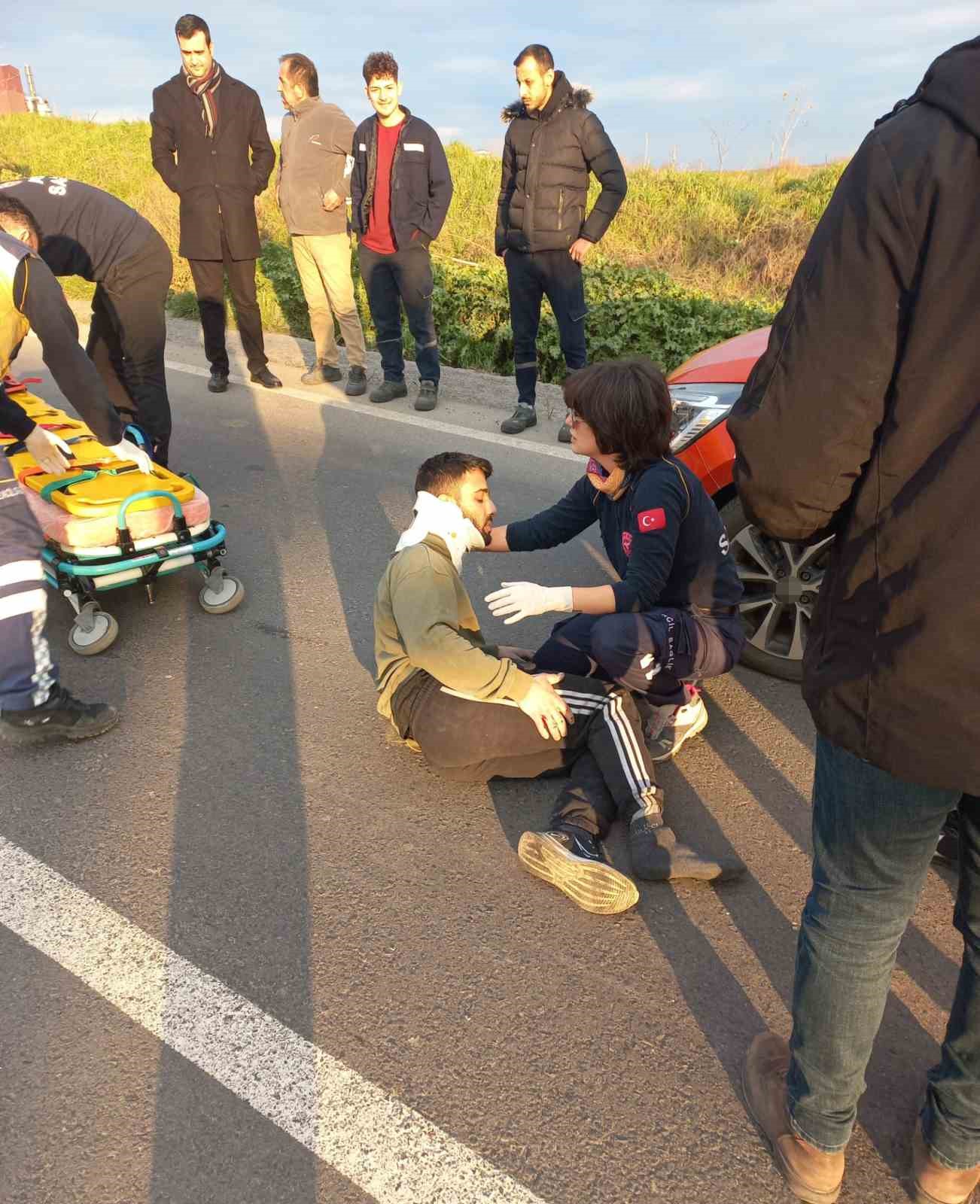 Muratlı’da trafik kazası: 1 yaralı
