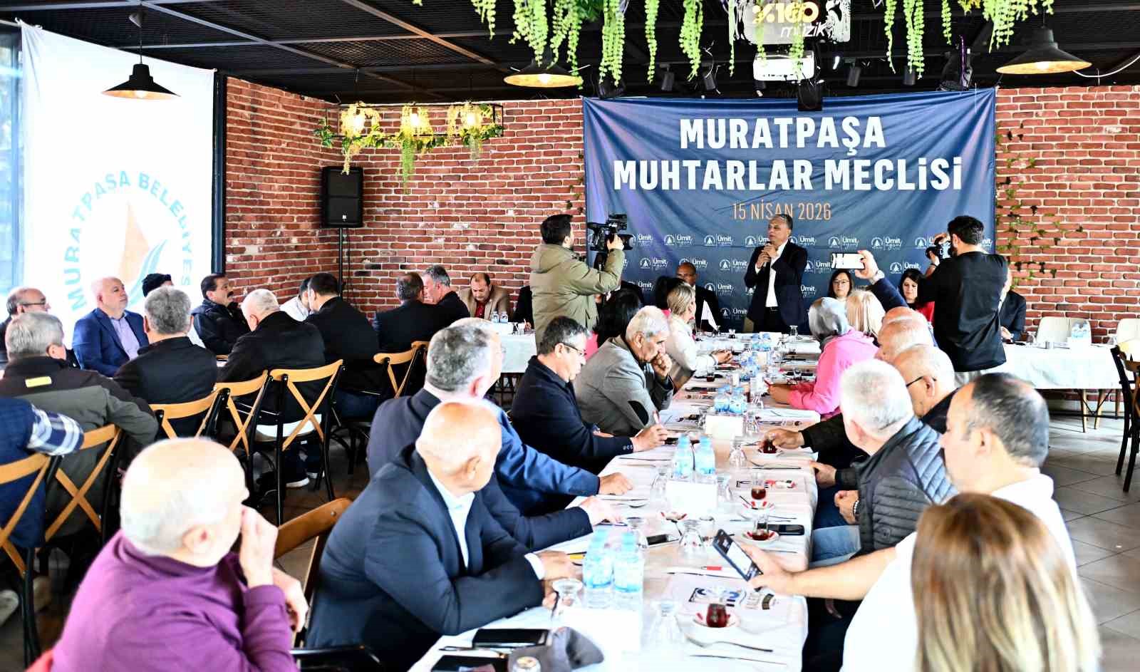 Muratpaşa Muhtarlar Meclisi toplandı
Muratpaşa Muhtarlar Meclisi toplandı
