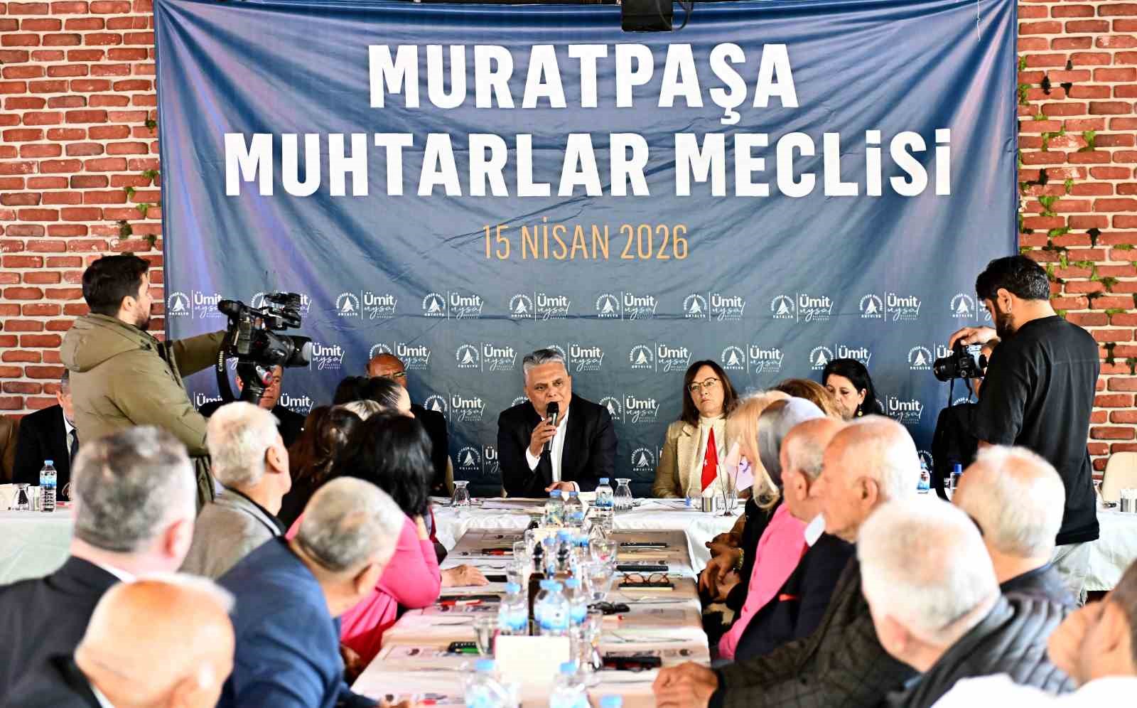 Muratpaşa Muhtarlar Meclisi toplandı
Muratpaşa Muhtarlar Meclisi toplandı