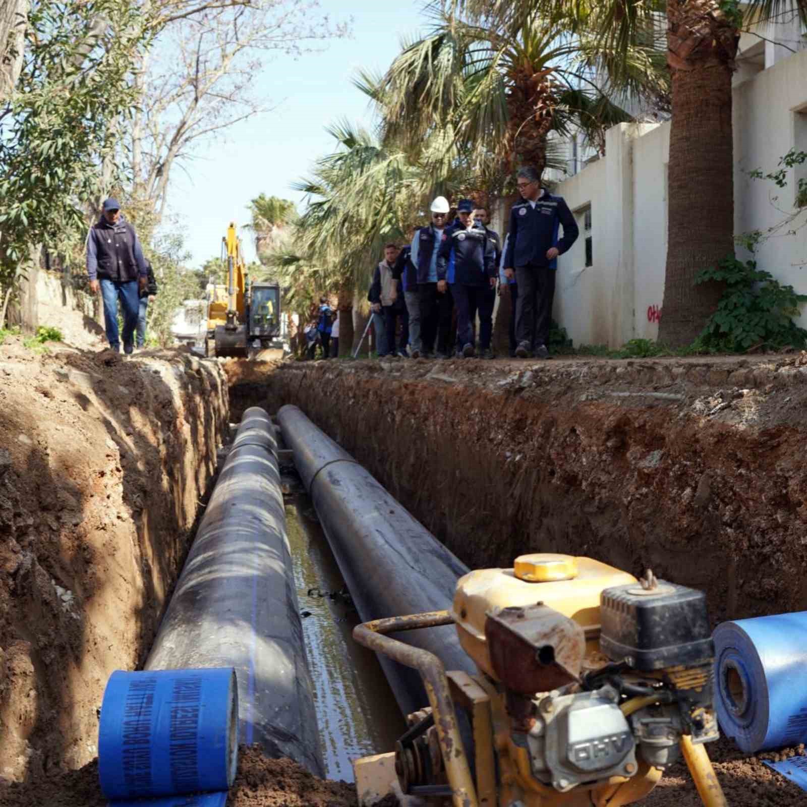 MUSKİ Genel Müdürü Şengül Bodrum’daki çalışmaları inceledi
