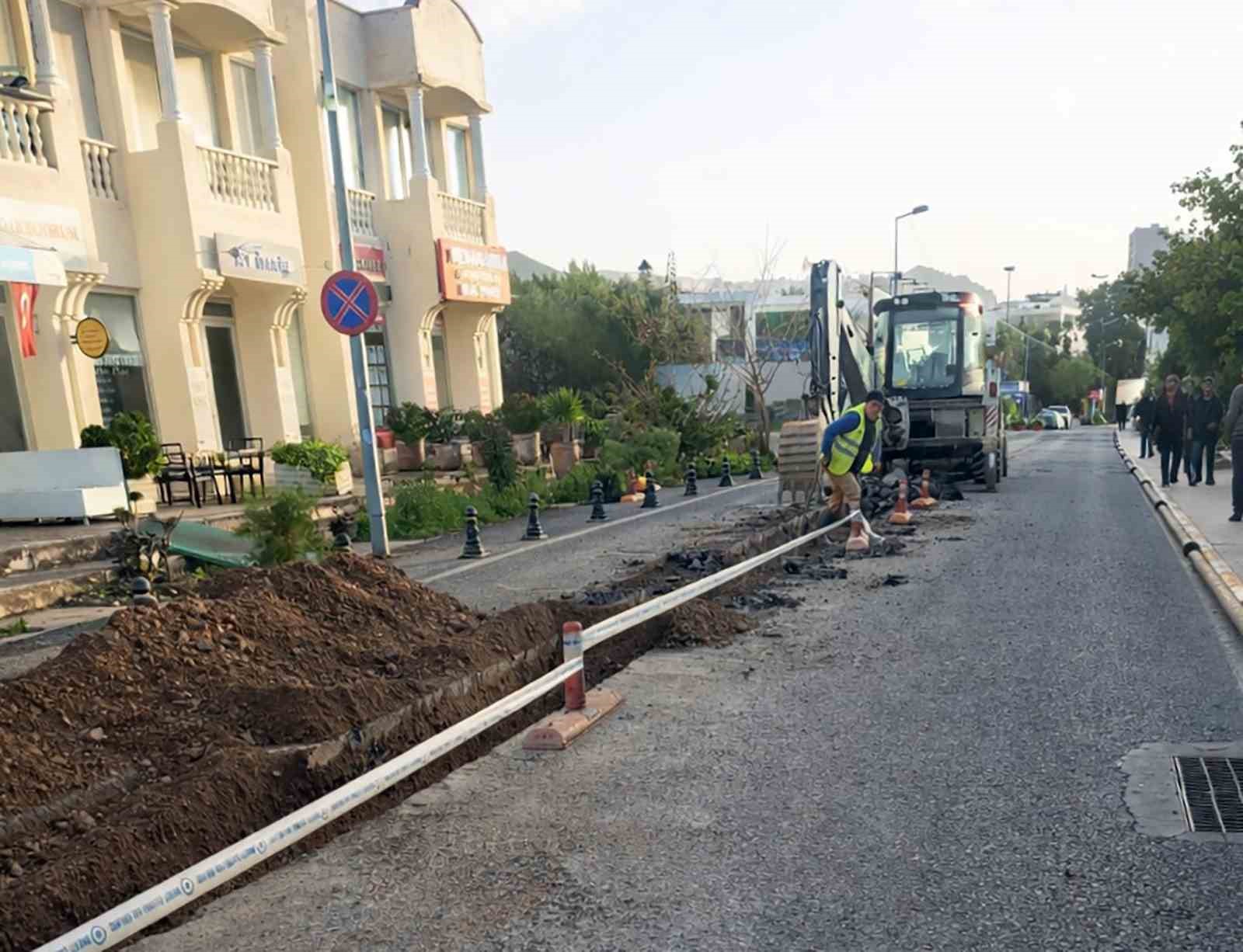 MUSKİ’den Bodrum Yalıkavak’ta içme suyu hat yenileme çalışması
