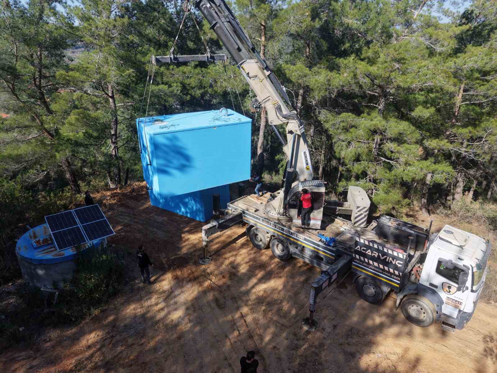 MUSKİ’den Menteşe Gevenes Mahallesine yeni içme suyu deposu
