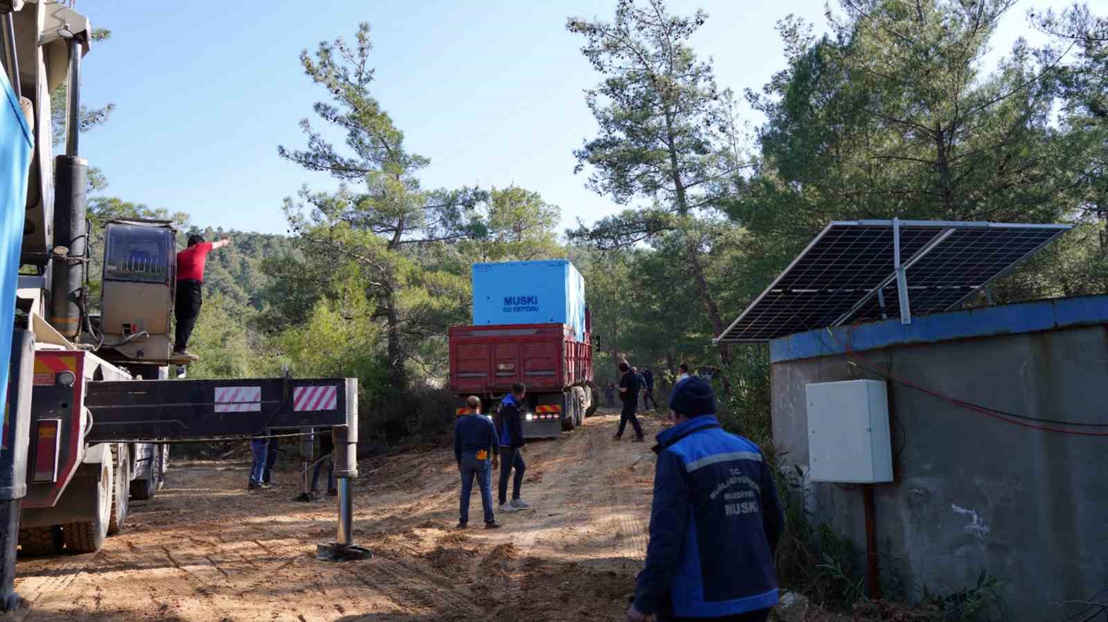 MUSKİ’den Menteşe Gevenes Mahallesine yeni içme suyu deposu
