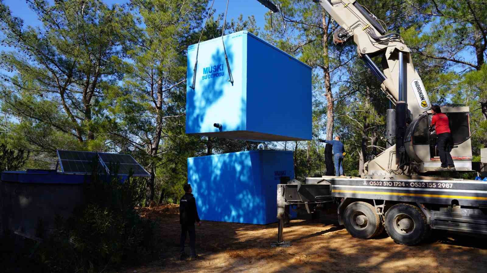 MUSKİ’den Menteşe Gevenes Mahallesine yeni içme suyu deposu
