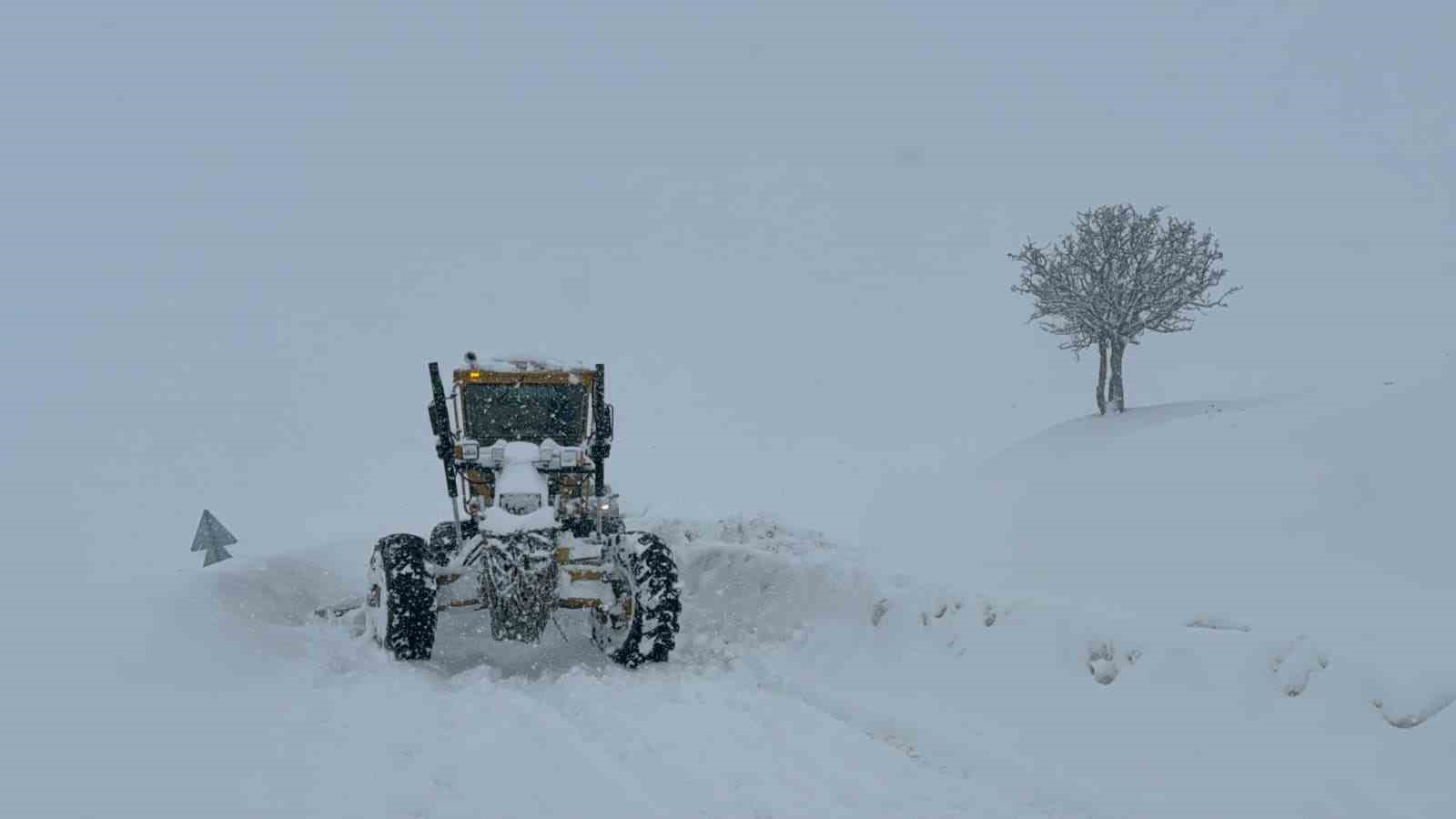 Muş’ta 55 köy yolu kapandı

