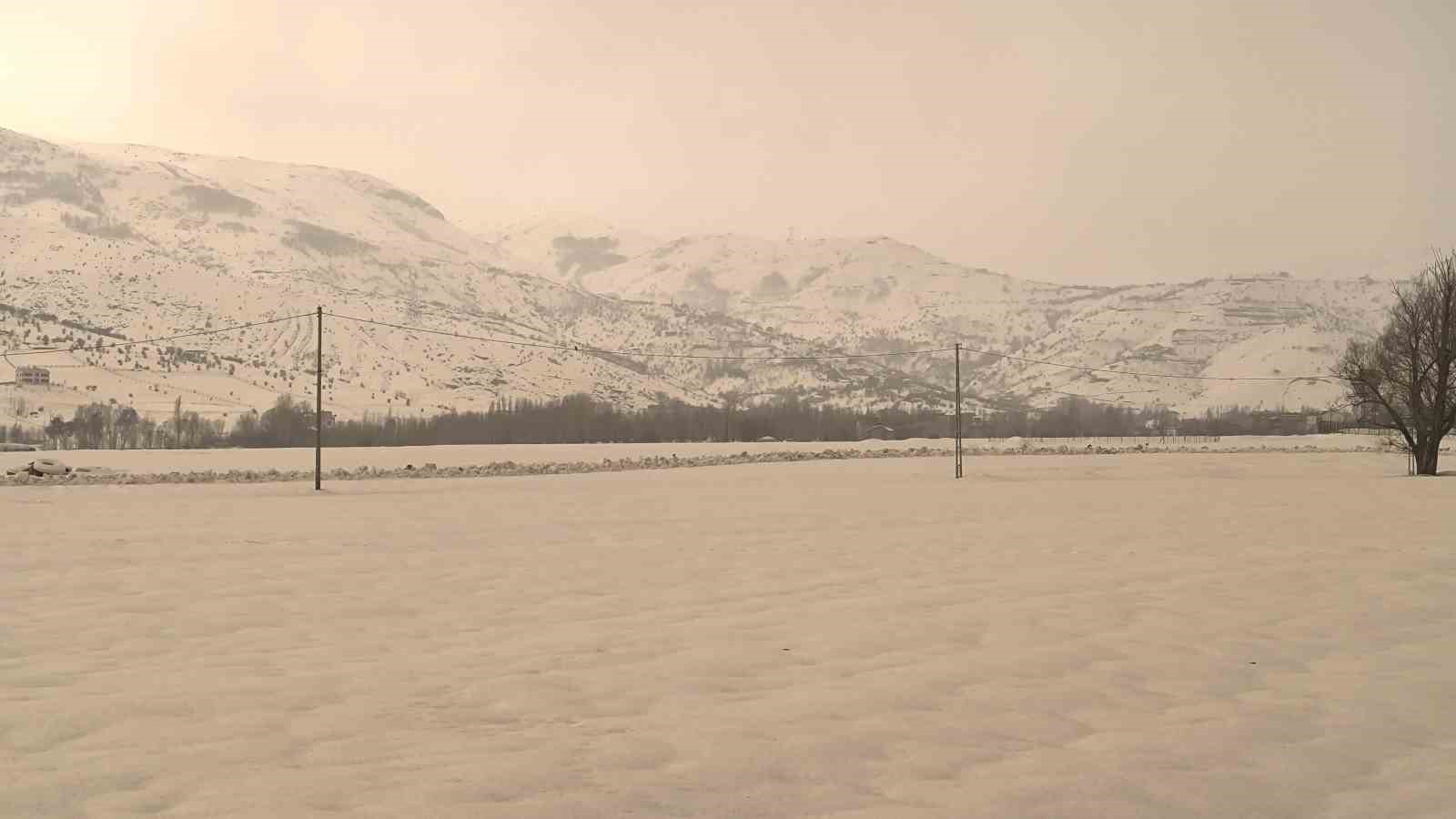Muş’ta bembeyaz kar bir gecede kahverengiye dönüştü

