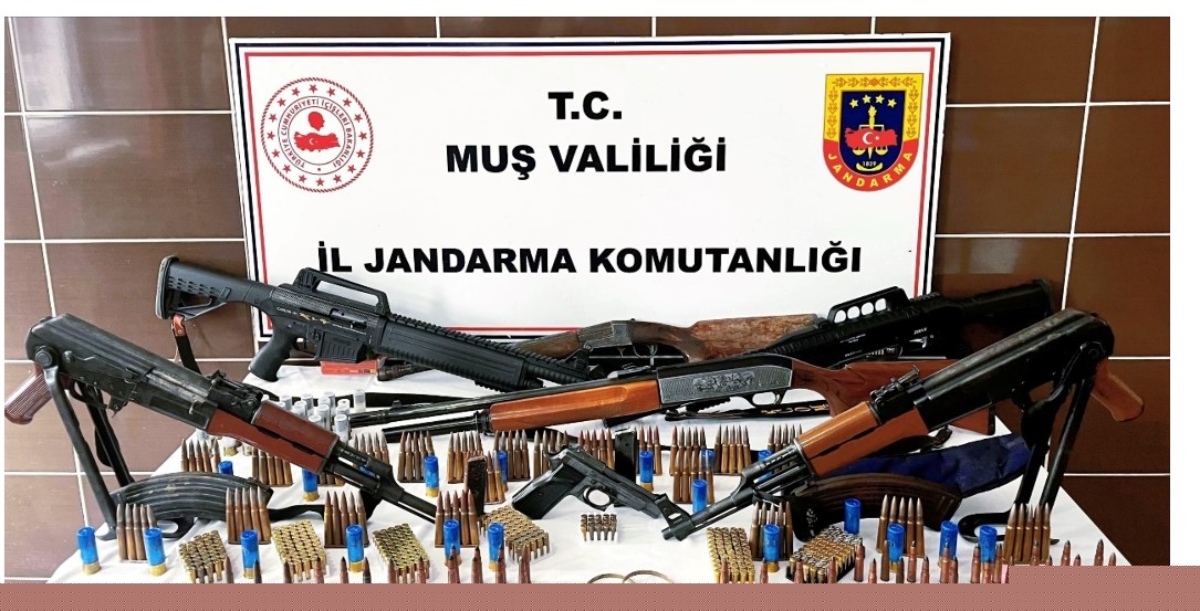 Muş’ta jandarmadan silah ve tarihi eser operasyonu
