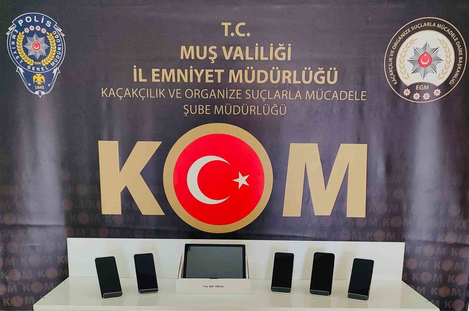 Muş’ta kaçakçılık operasyonu
