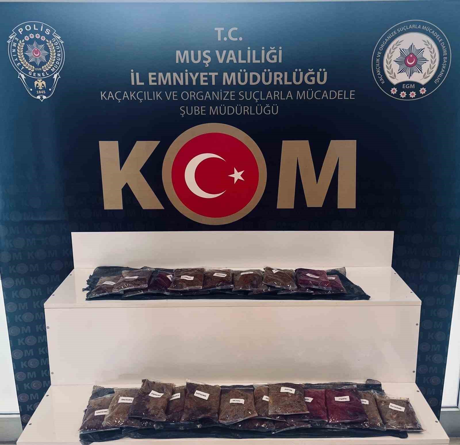 Muş’ta kaçakçılık operasyonu
