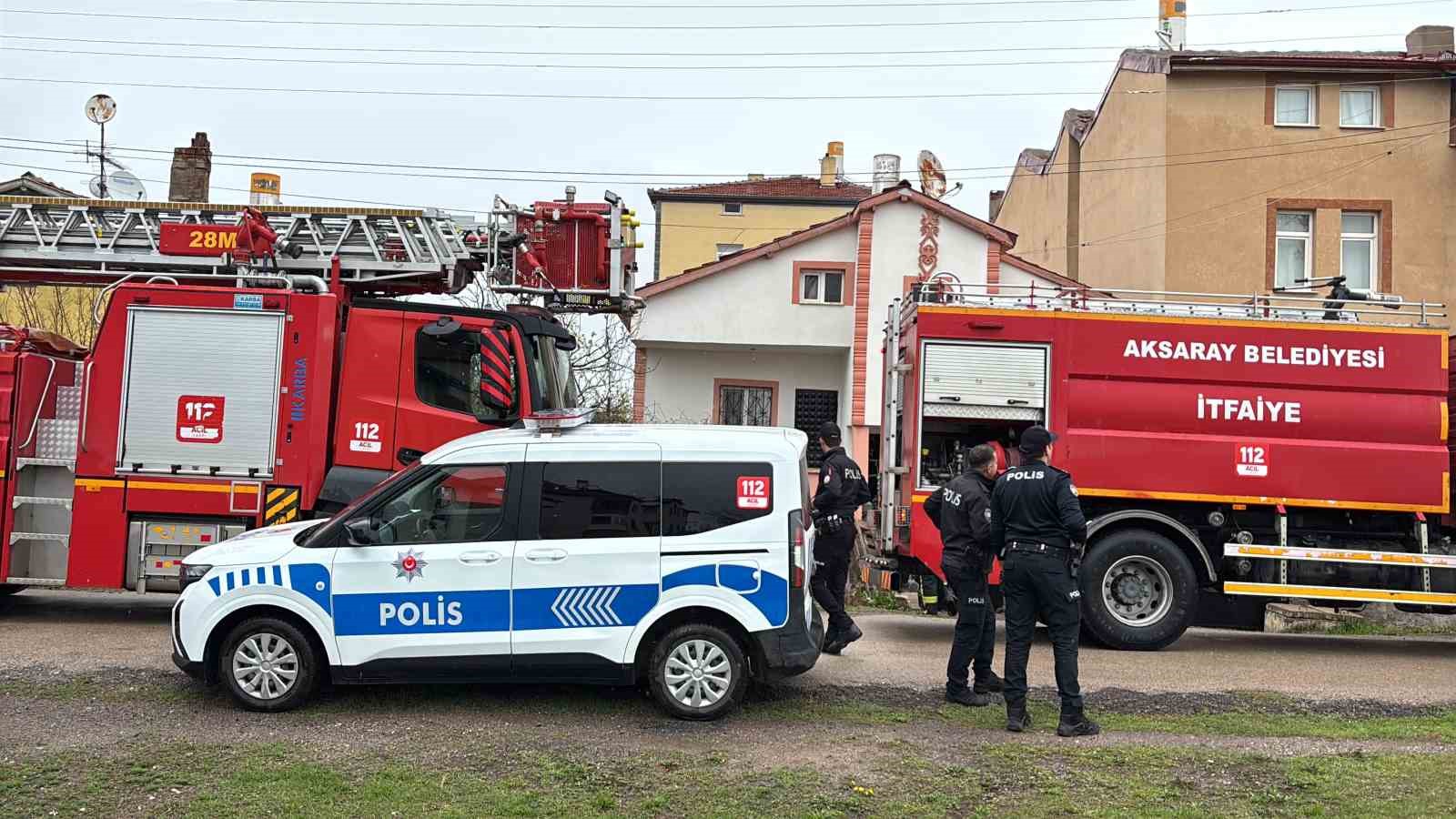 Müstakil evde baca yangını paniğe neden oldu
