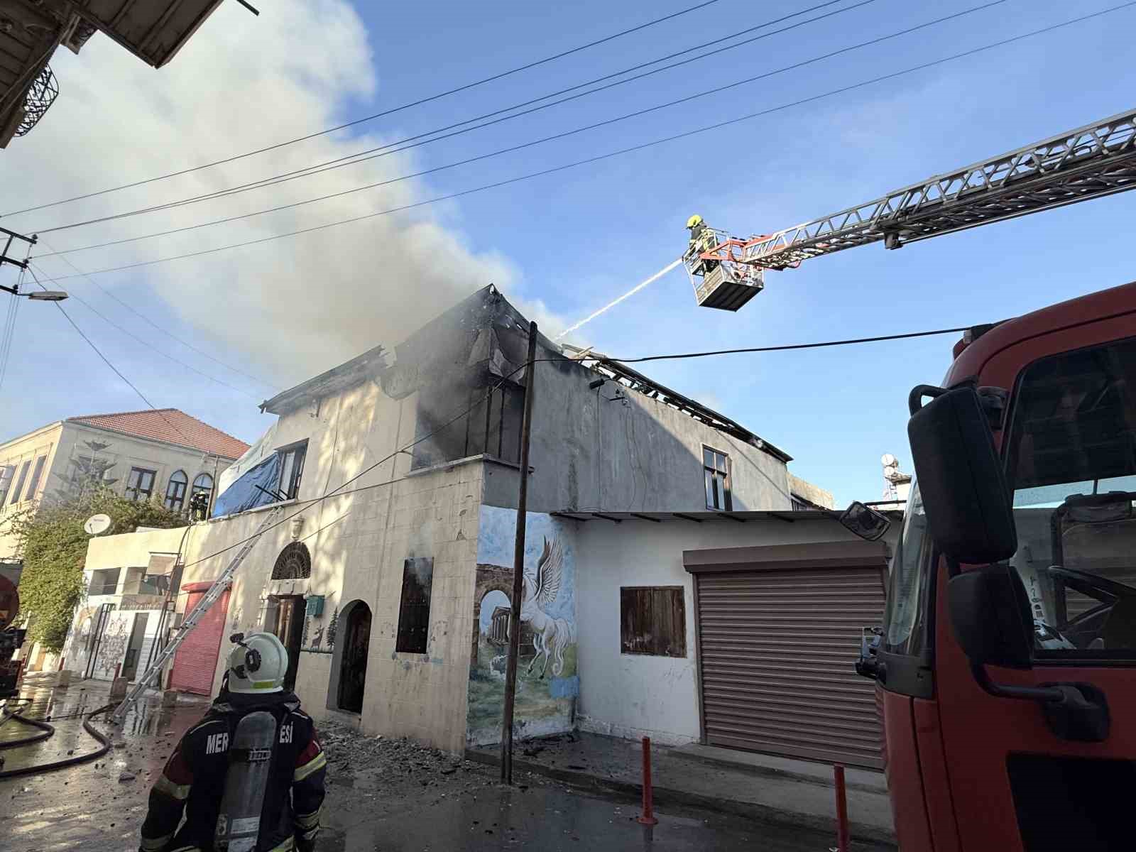 Müstakil evde korkutan yangın
