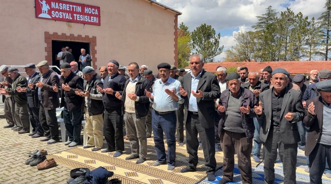 Nasreddin Hoca Mahallesi’nde yağmur ve şükür duası yapıldı
