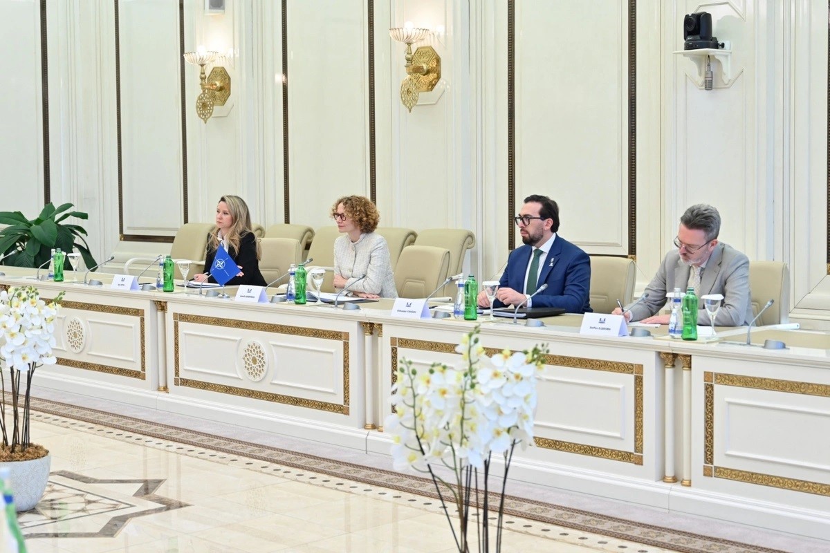 NATO Genel Sekreter Yardımcısı Shekerinska, Azerbaycan Milli Meclis Başkanı Gafarova ile bir araya geldi
