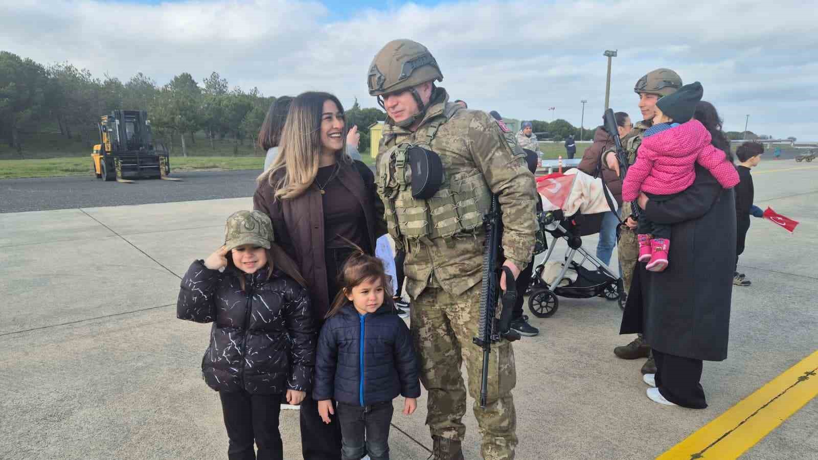 NATO tatbikatından dönen Mehmetçik Çorlu’da törenle karşılandı
