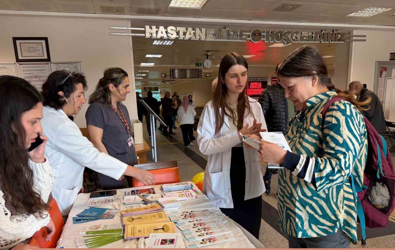 Nazilli Devlet Hastanesi’nde ’Ramazanda Sağlık’ bilgilendirme standı kuruldu
