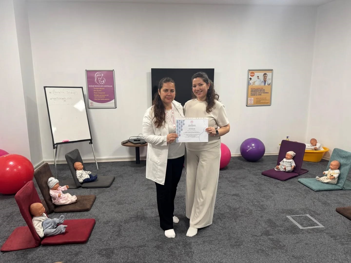 Nazilli’de anne adaylarına ’bilinçli gebelik’ eğitimi
