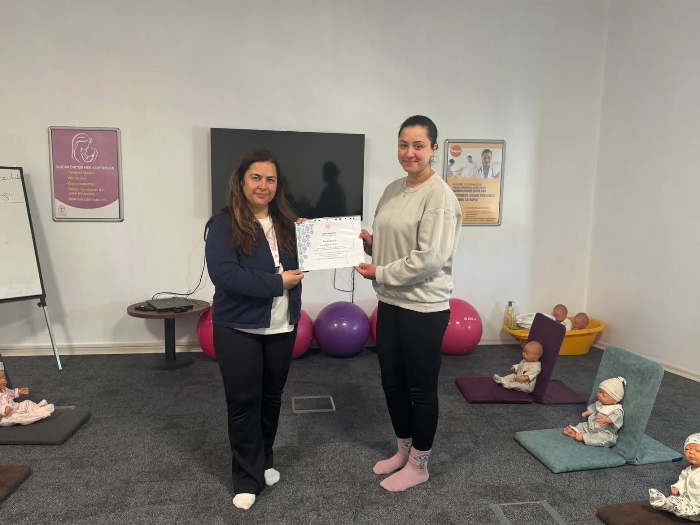 Nazilli’de anne adaylarına ’Gebe Okulu’ desteği
