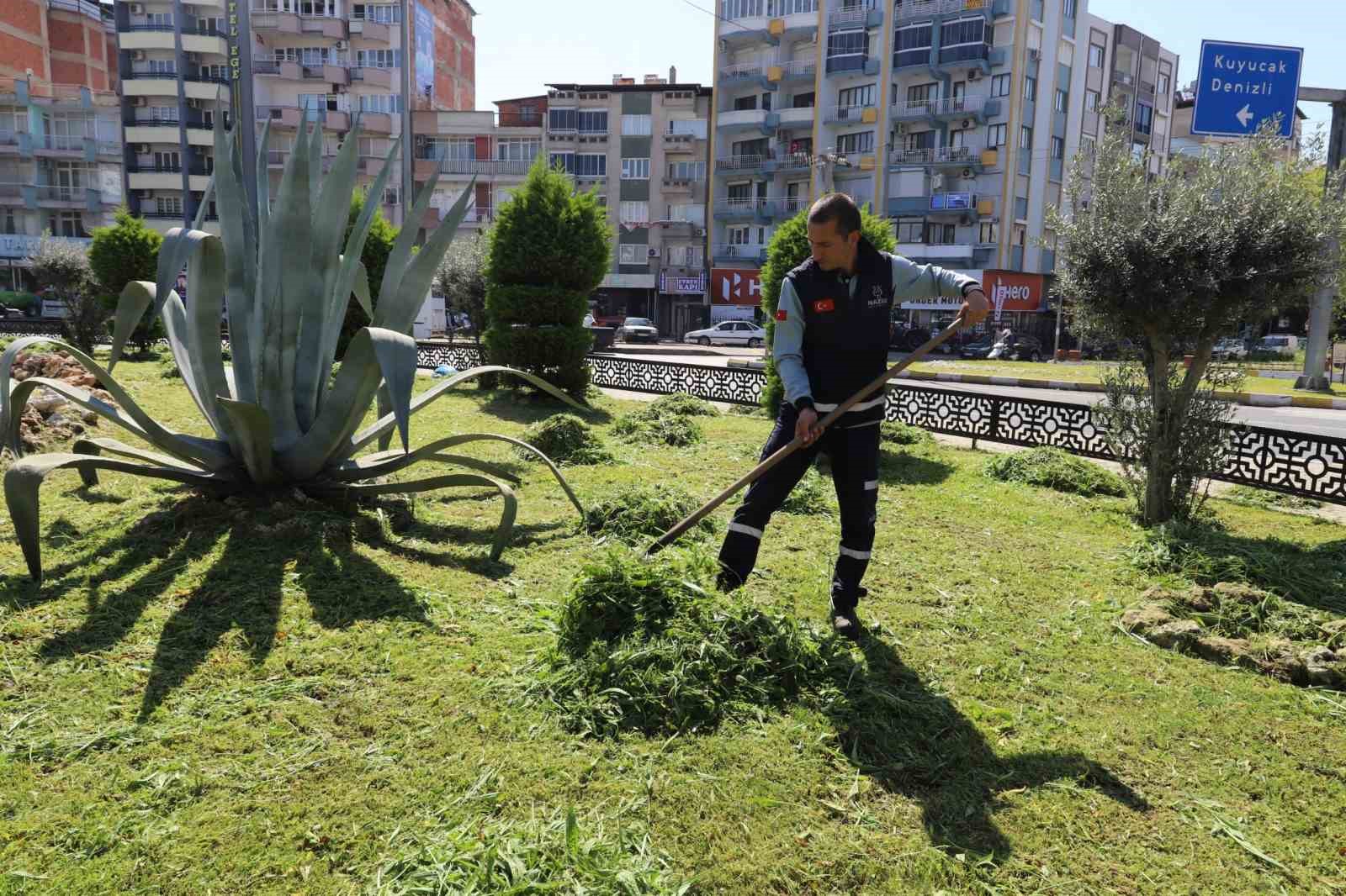 Nazilli’de çevre düzenleme çalışmaları devam ediyor
