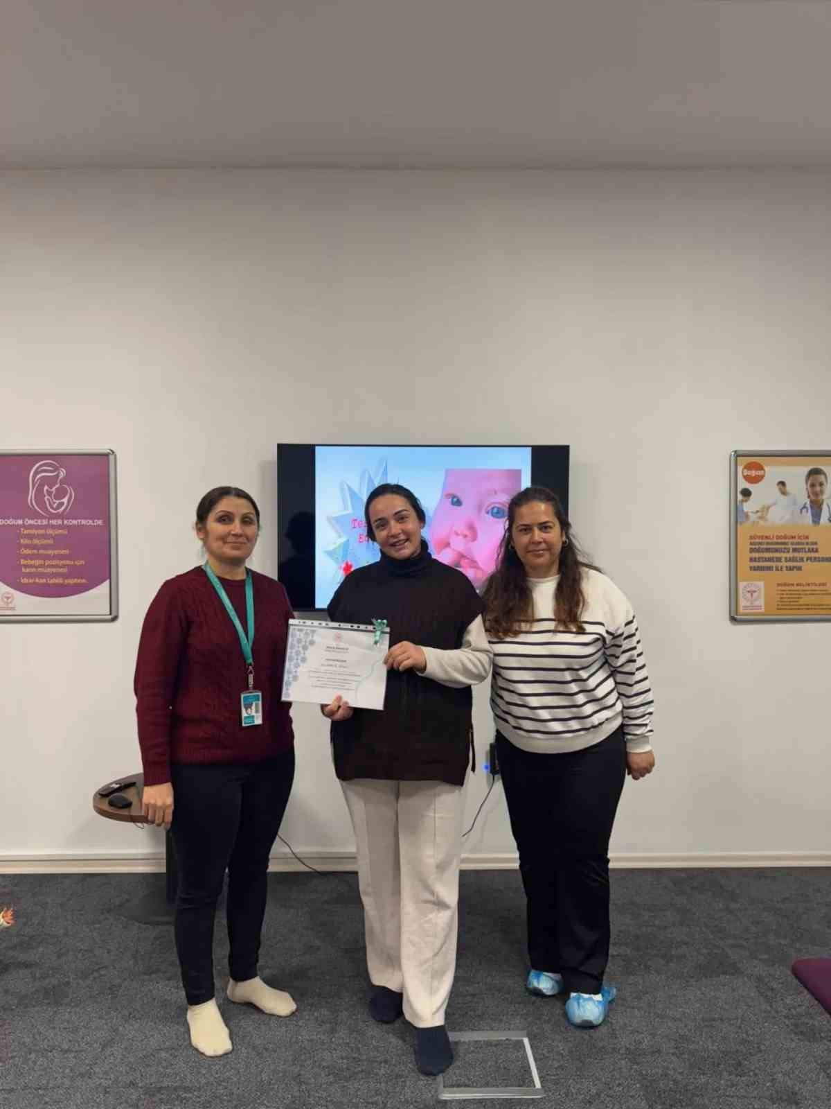 Nazilli’de gebe okulunda eğitimler sürüyor
