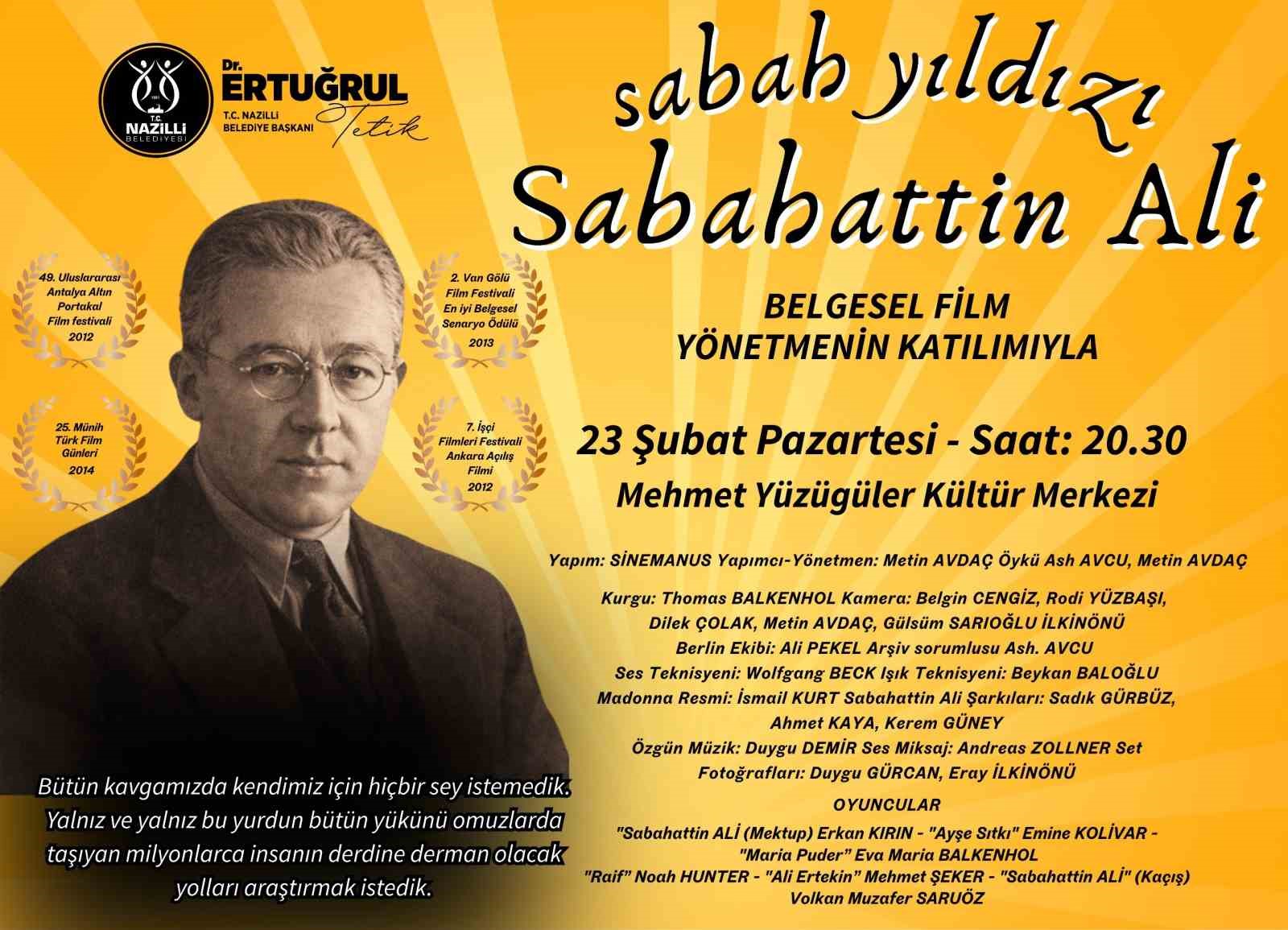 Nazilli’de sanat dolu bir gece sizi bekliyor
Nazilli’de sanat dolu bir gece sizi bekliyor