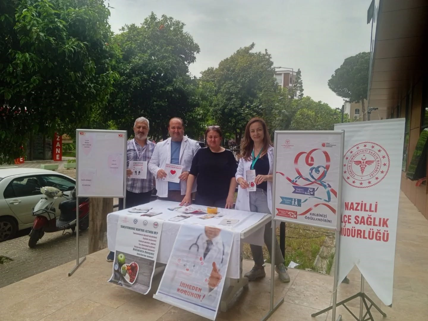 Nazilli’de vatandaşlara kalp sağlığı anlatıldı
