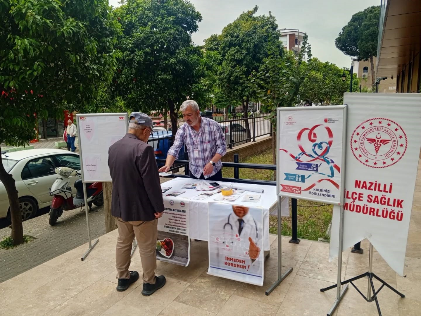 Nazilli’de vatandaşlara kalp sağlığı anlatıldı
