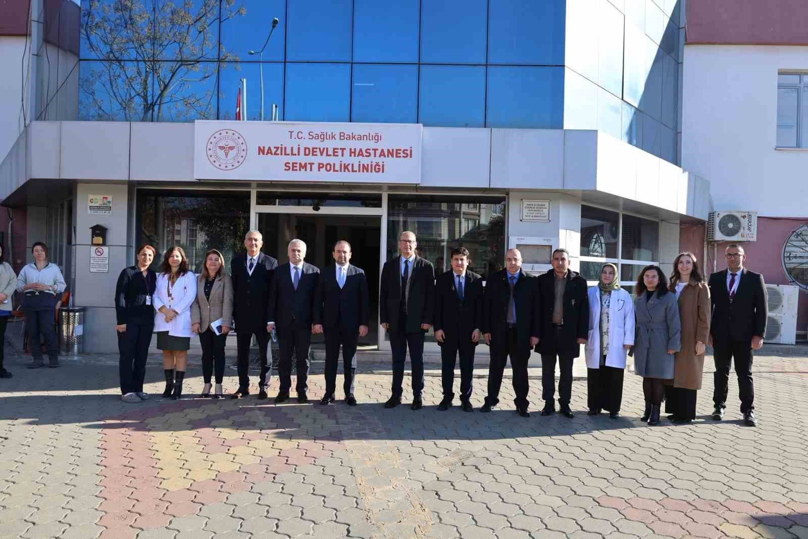 Nazilli’deki sağlık hizmetleri yerinde incelendi
