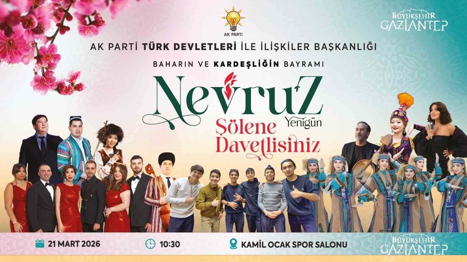 Nevruz Ateşi Gaziantep’te yakılacak
