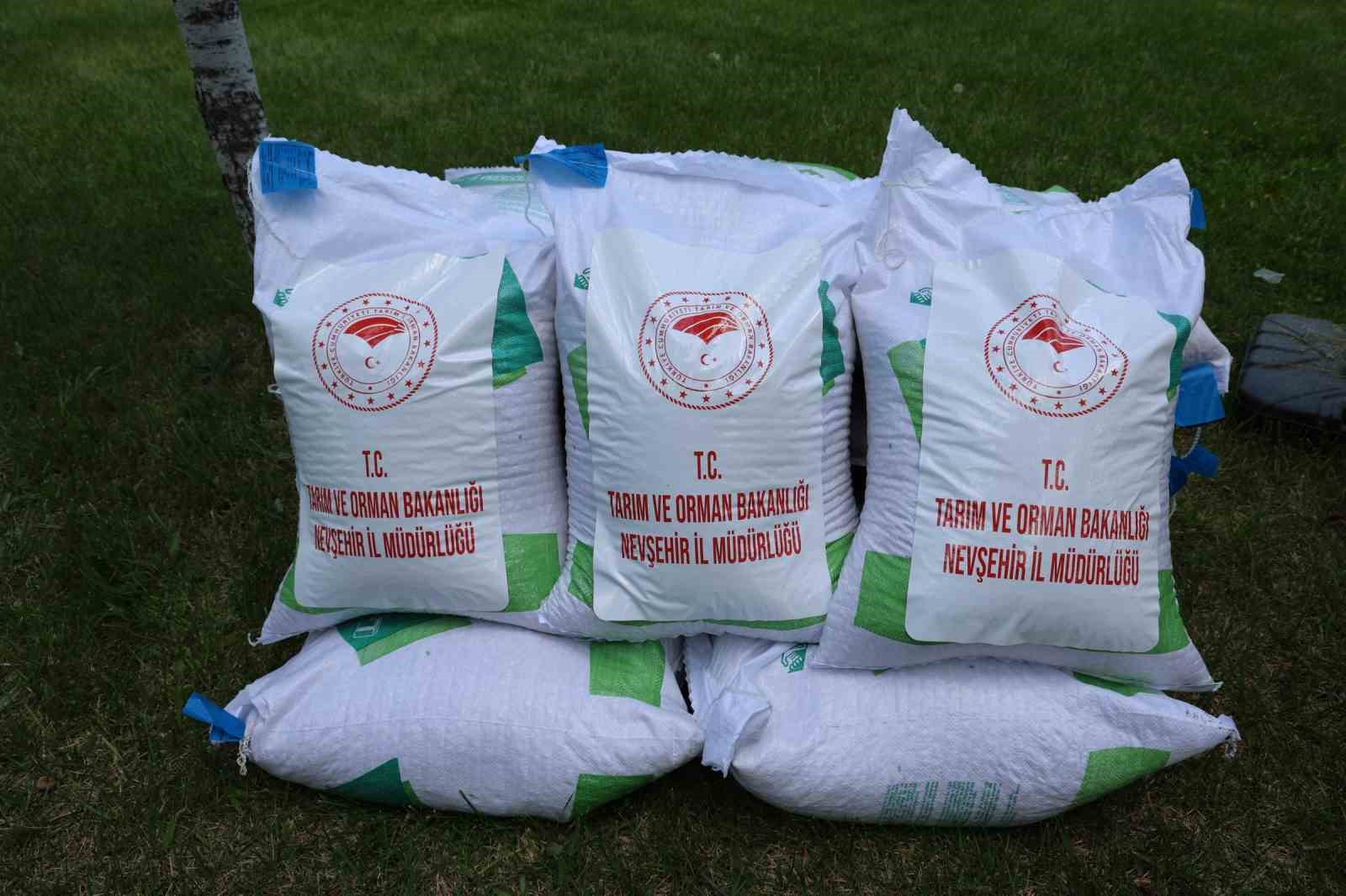 Nevşehir’de çiftçilere 22 ton tohumluk kuru fasulye dağıtıldı
