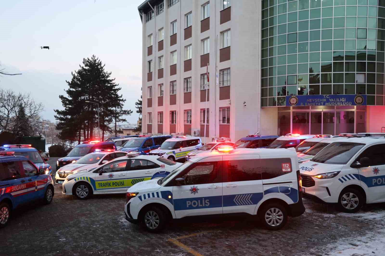 Nevşehir’de emniyet ve jandarmaya 184 yeni araç
