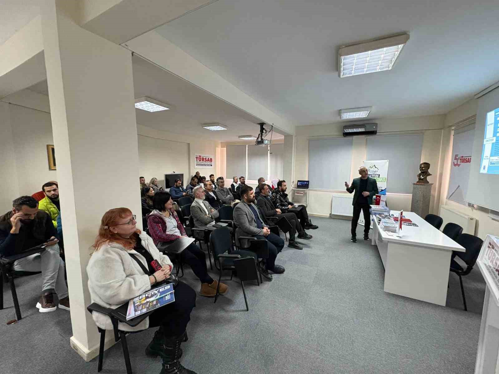 Nevşehirli seyahat acentelerine Erciyes sunumu gerçekleştirildi
