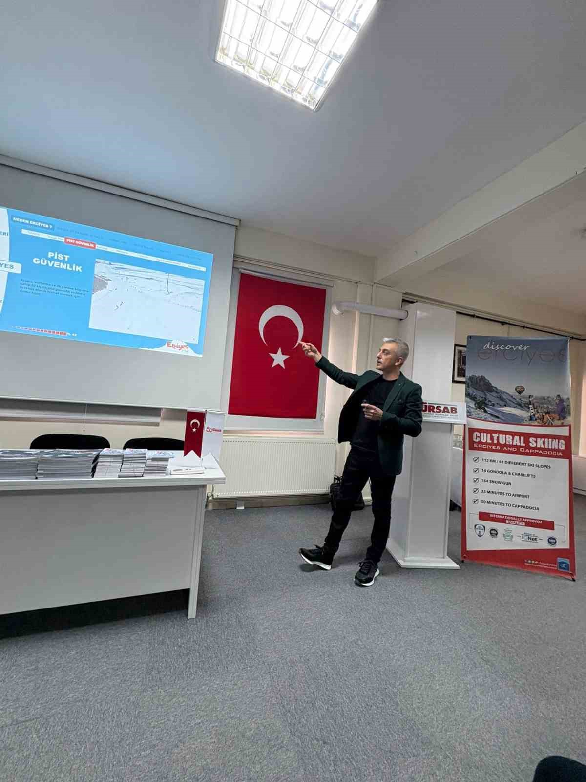 Nevşehirli seyahat acentelerine Erciyes sunumu gerçekleştirildi
