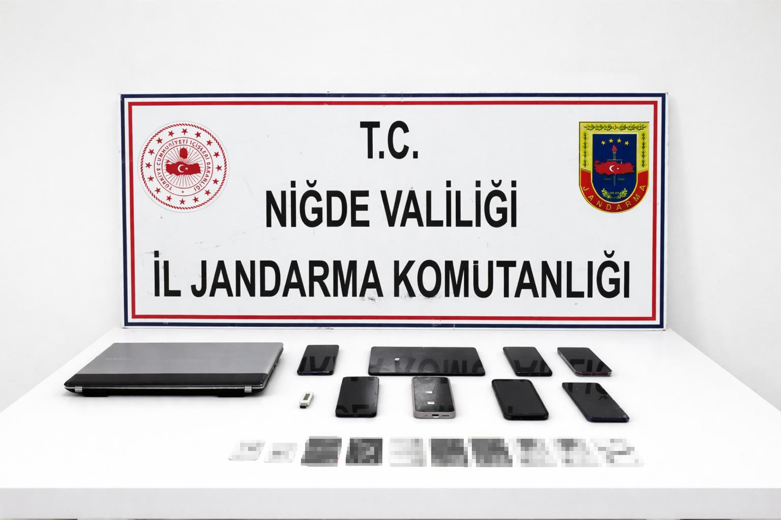 Niğde merkezli 7 ildeki siber dolandırıcılık operasyonunda 7 şüpheli yakalandı
