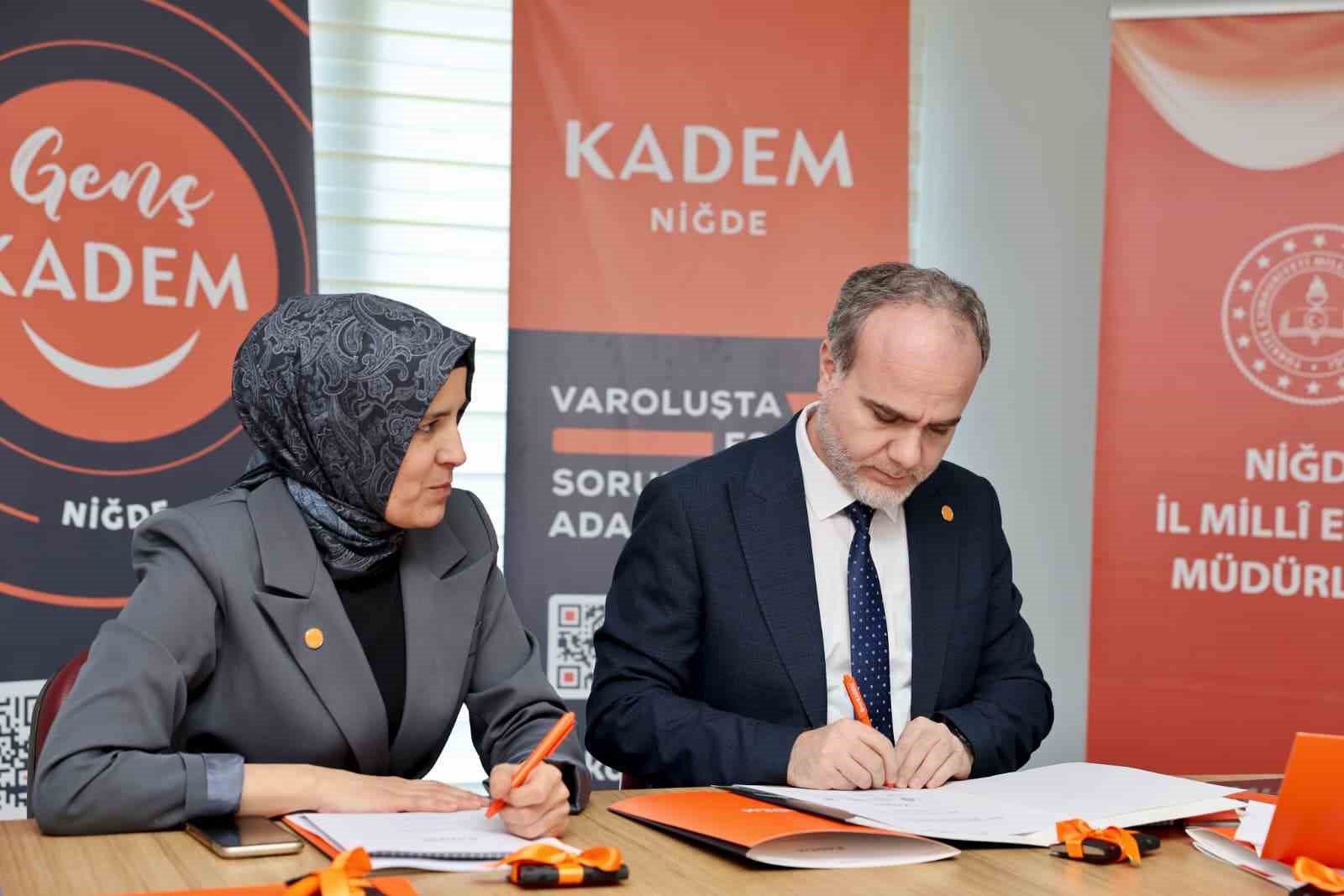 Niğde Ömer Halisdemir Üniversitesi ile KADEM arasında iş birliği protokolü
