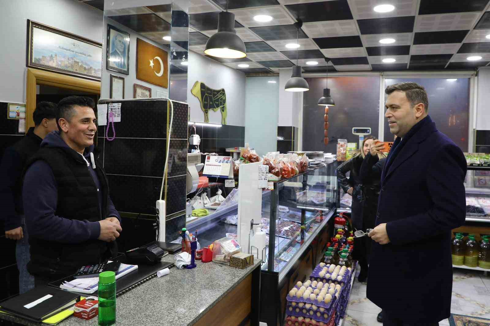 Niğde Valisi Akmeşe’den ilk gün esnaf ziyareti
