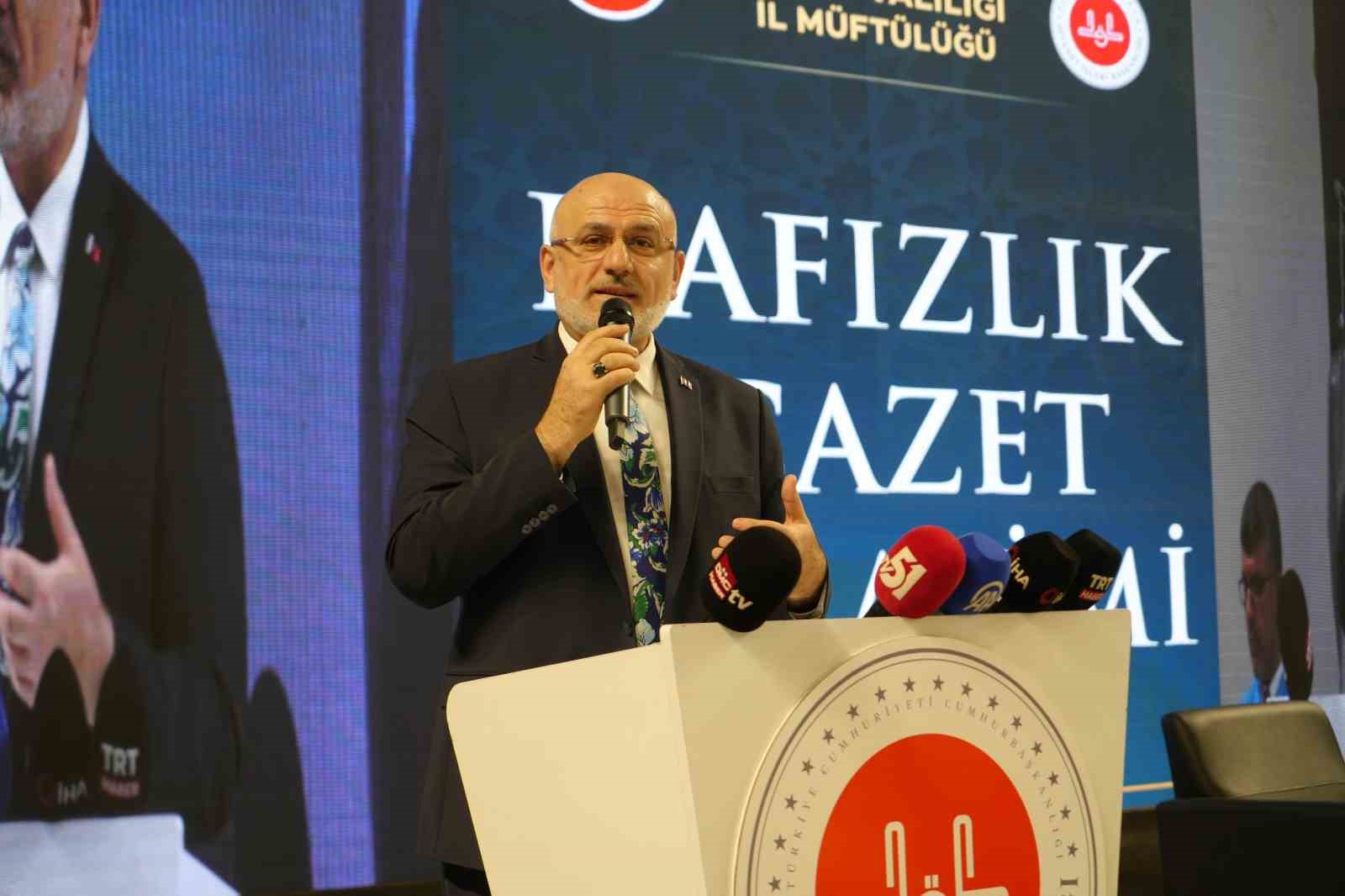 Niğde’de 111 hafız için icazet töreni
